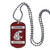 Washington State Cougars Team Logo Tag Necklace