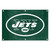 New York Jets NFL 2' x 3' Wall Banner – Logo Embroidered Nylon Flag - with 6 metal grommets - Front View