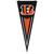 Cincinnati Bengals NFL 34" Vertical Pennant Flag – Embroidered Nylon Indoor/Outdoor
