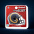 Los Angeles Rams NFL Pocket Pro Mini Helmet - On a Rams Blue Color Background