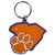Clemson Tigers Logo Home State Flex Key Chain