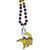 Minnesota Vikings NFL Mardi Gras Necklace