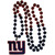 New York Giants Logo Bead Necklace