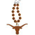 Texas Longhorns Mardi Gras Necklace