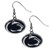 Penn State Nittany Lions NCAA Team Logo Chrome Dangle Earrings