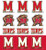 Maryland Terrapins NCAA Team Logo Mini Decals