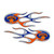 New York Knicks NBA Flame Graphics Emblem Decal Set