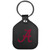Alabama Crimson Tide NCAA Leather Logo Keychain