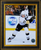 Sidney Crosby – Pittsburgh Penguins NHL Hockey 8" x 10" Photo – White Jersey, Hologram Authenticated High‑Gloss Print- Displayed in a black and gold wood frame