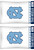 North Carolina Tar Heels NCAA White Blue 2-Piece Pillowcase Set - Logo & Wordmark
