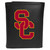 USC Trojans NCAA Tri-fold Wallet Large Logo