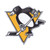 Pittsburgh Penguins NHL Aluminum Color Emblem