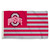 Ohio State Buckeyes NCAA American Stripes Flag