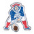 New England Patriots NFL Aluminum Color Emblem