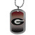 Georgia Bulldogs NCAA Color Chrome Tag Necklace