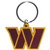 Washington Commanders NFL Rubber Logo Keychain
