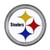 Pittsburgh Steelers NFL Logo Aluminum Metal Color Emblem