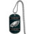 Philadelphia Eagles NFL Green & Black Tag Necklace
