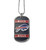 Buffalo Bills NFL Color Metal Dog Tag Necklace – Team Logo & Wordmark