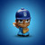 Brooklyn Dodgers MLB 1" Mini Toy Pitcher Figure - On a Dodgers Blue Background
