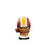 Washington Football Micro Figure - Burgundy & Gold