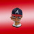 Atlanta Braves Baseball Mini Toy Pitcher Figure - On a Braves Red Background