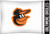 Baltimore Orioles MLB Baseball White Logo & Wordmark Pillowcase