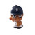 Detroit Tigers MLB Baseball Miniature Toy Pitcher Figurine - Front View Showing Figure in Tigers Blue Cap & White Jersey