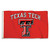 Texas Tech Red Raiders NCAA Wordmark Logo Flag