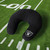 Las Vegas Raiders NFL Football Logo Neck Roll Pillow - On a football field