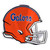 University Of Florida Collegiate Aluminum Football Wordmark Helmet Emblem