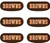 Cleveland Browns NFL Eye Black Stickers 6ct