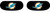 Miami Dolphins NFL Football Eye Black Stickers - Face Decorations Miami Dolphins NFL Football Eye Black Stickers - Face Decorations