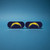 Los Angeles Chargers NFL Football Eye Black Logos