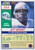 Jeff Bryant - Seattle Seahawks - 1990 Score Card #364 - Back