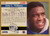 John L. Williams - Seattle Seahawks - 1991 Score Card #232 - Back
