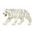 White Bengal Tiger Toy Animal Figure - Wild Animals