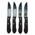 Las Vegas Raiders 4pc Stainless Steel Knife Set