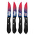 New York Giants 4pc Stainless Steel Knife Set