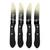 New Orleans Saints 4pc Stainless Steel Knife Set
