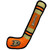 Anaheim Ducks NHL Hockey Stick Soft Pet Toy