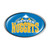 Denver Nuggets NBA 4" Color Chrome Logo & Wordmark Emblem