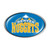 Denver Nuggets NBA Basketball Chrome Legacy Logo & Wordmark Emblem