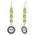 Seattle Seahawks NFL Beaded Dangle Earrings