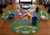 New York Mets MLB Baseball Stadium Placemats - Displayed on a table in a baseball themed room