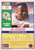 Bo Jackson - Los Angeles Raiders - 1990 Score Card #10 - Back