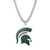 Michigan State Spartans NCAA Primary Logo Necklace