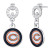 Chicago Bears NFL Circle Post Earrings