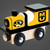Missouri Tigers NCAA Toy Logo Train - On Black Background Missouri Tigers NCAA Toy Logo Train - On Black Background