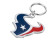 Houston Texans NFL Stainless Steel Logo Key Chain